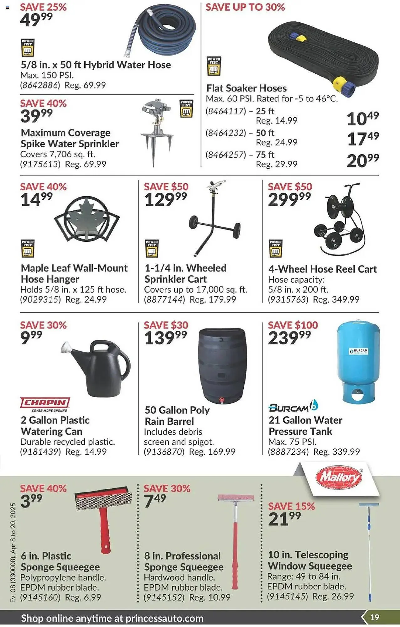 Princess Auto flyer from April 8 to April 20 2025 - flyer page 25