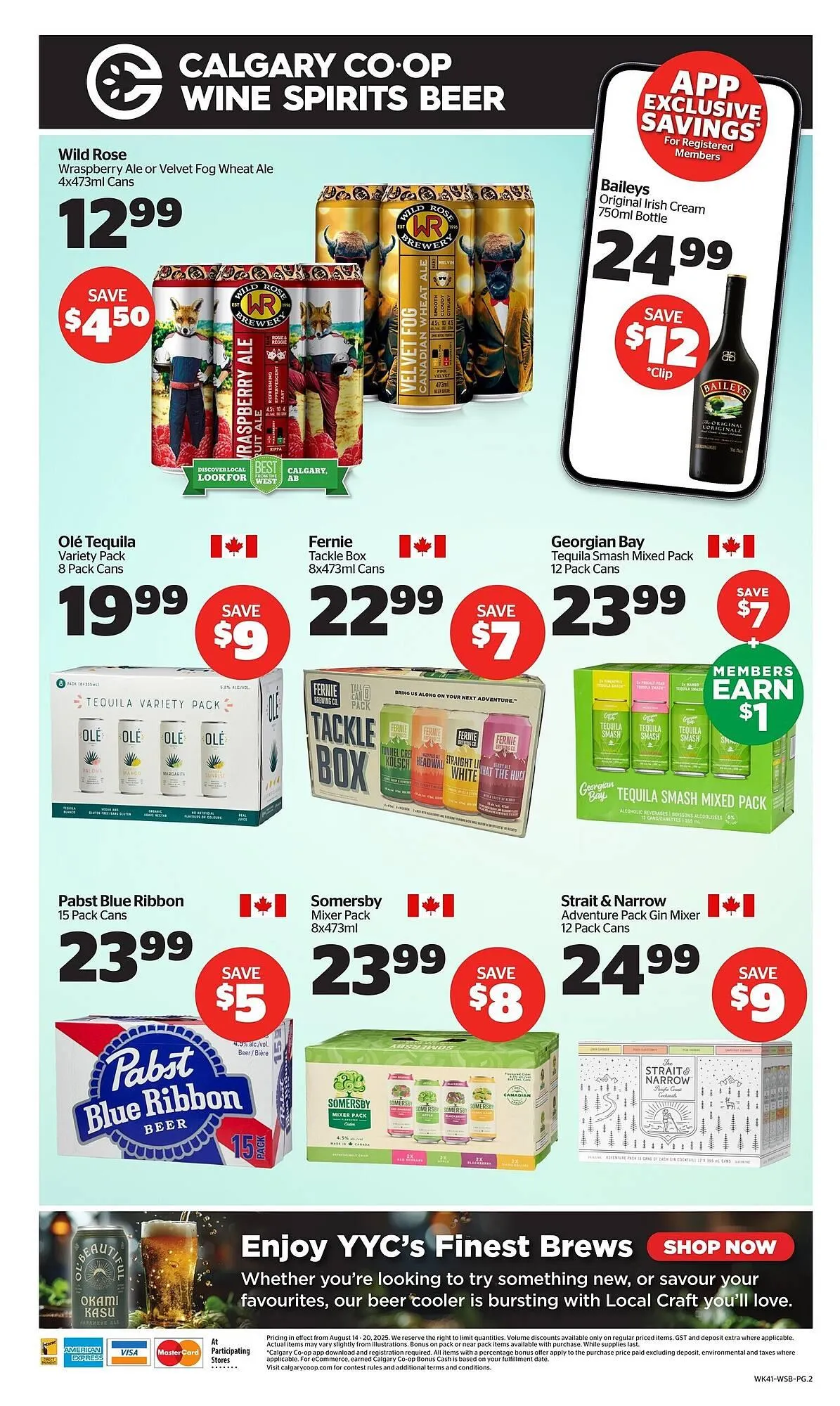 Calgary Co-op flyer from August 13 to August 19 2025 - flyer page 2