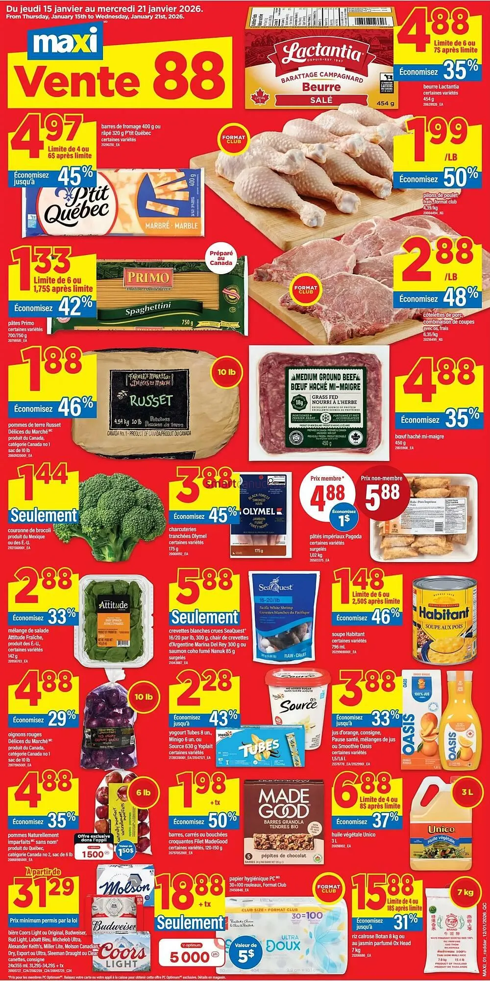 Maxi flyer from January 15 to January 21 2026 - flyer page 1