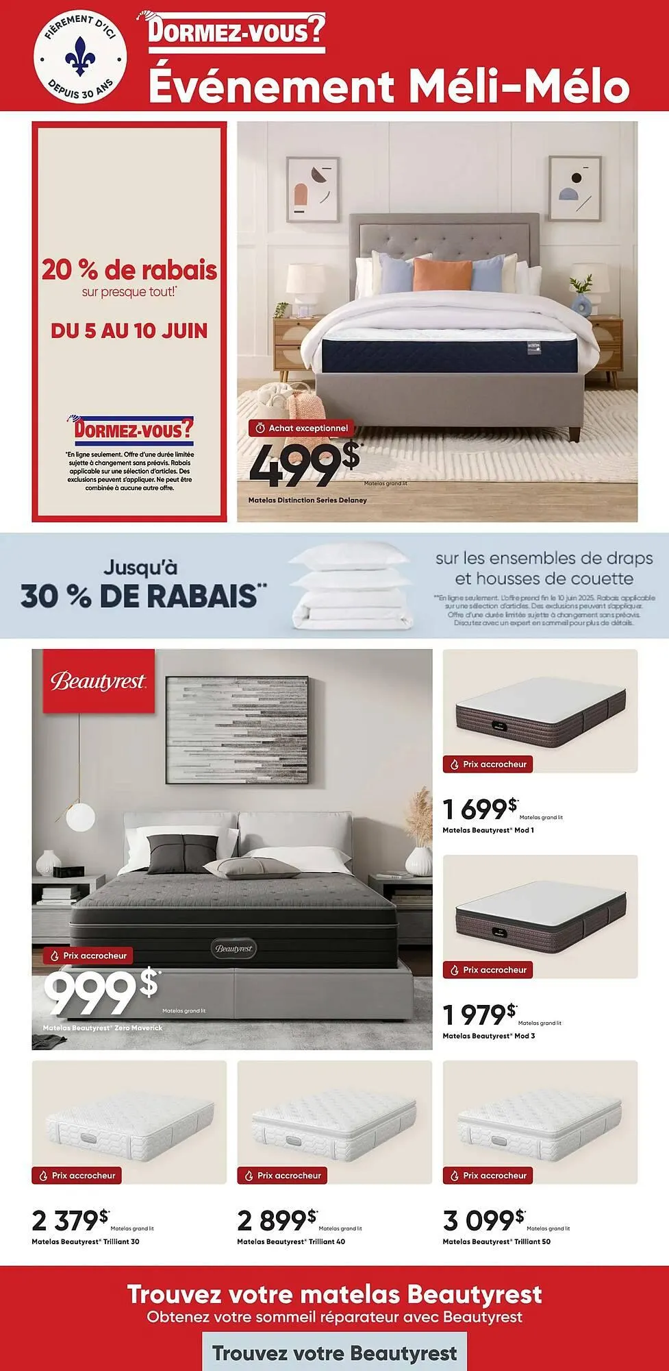 Dormez Vous flyer - 1