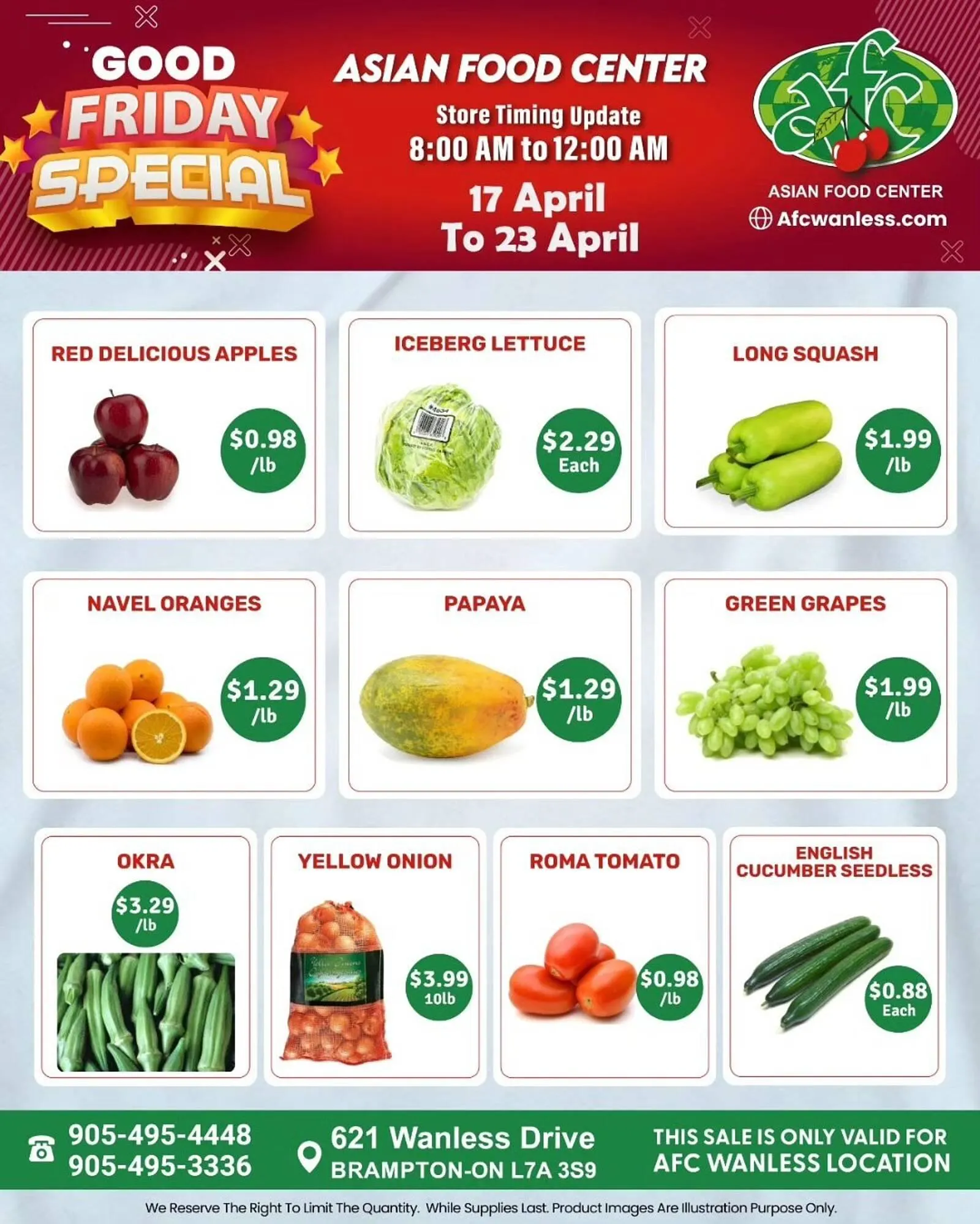 Asian Food Centre flyer - 1