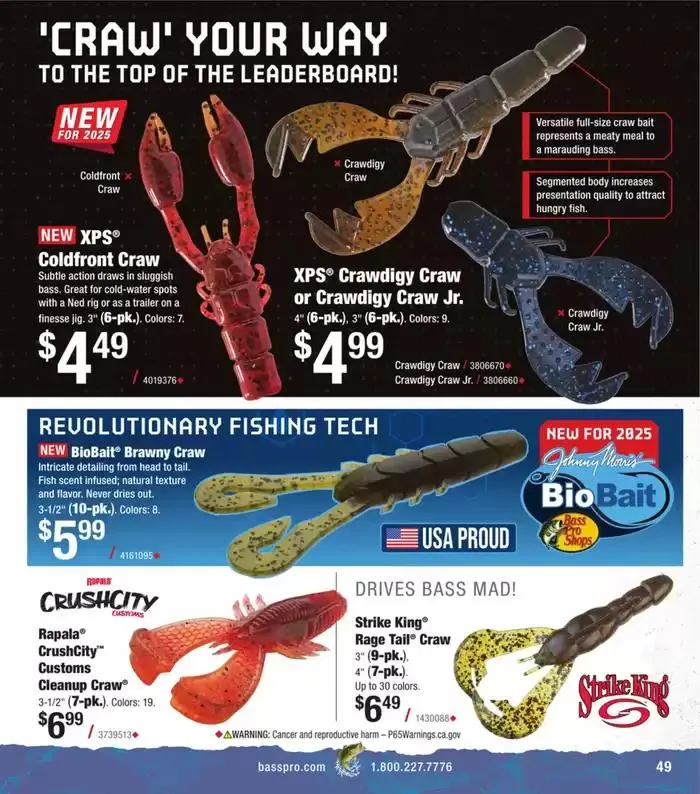Fishing Specialist Catalog from March 5 to April 3 2025 - flyer page 48