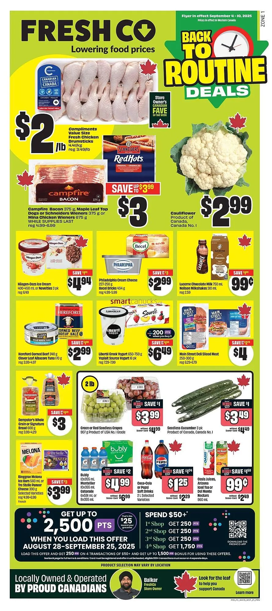 FreshCo flyer from September 5 to September 11 2025 - flyer page 1