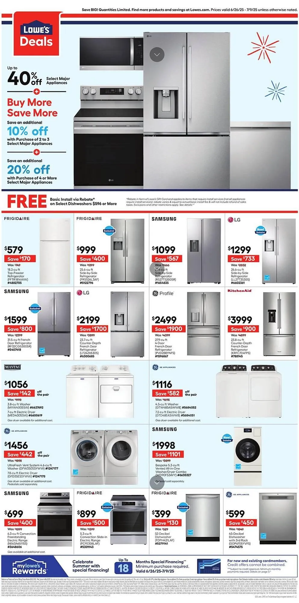 Lowe's flyer from June 26 to July 9 2025 - flyer page 6