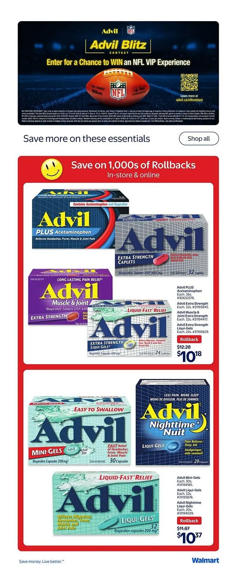 Walmart flyer from September 7 to September 17 2025 - flyer page 18