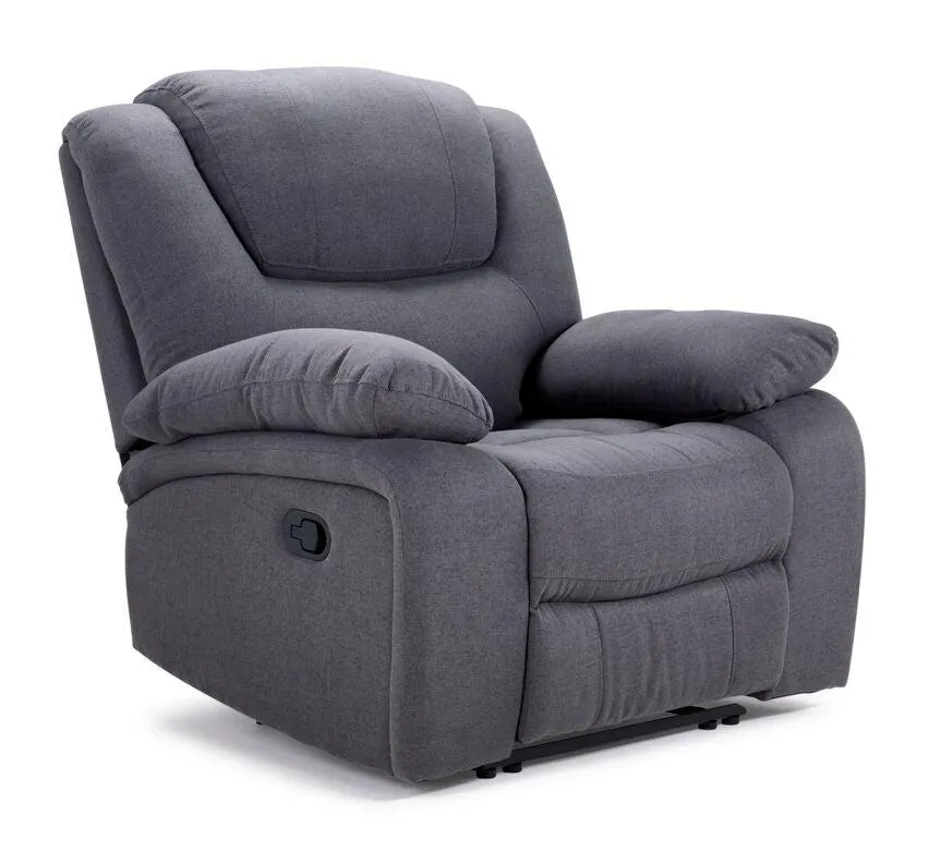 Marlow Manual Recliner - Charcoal