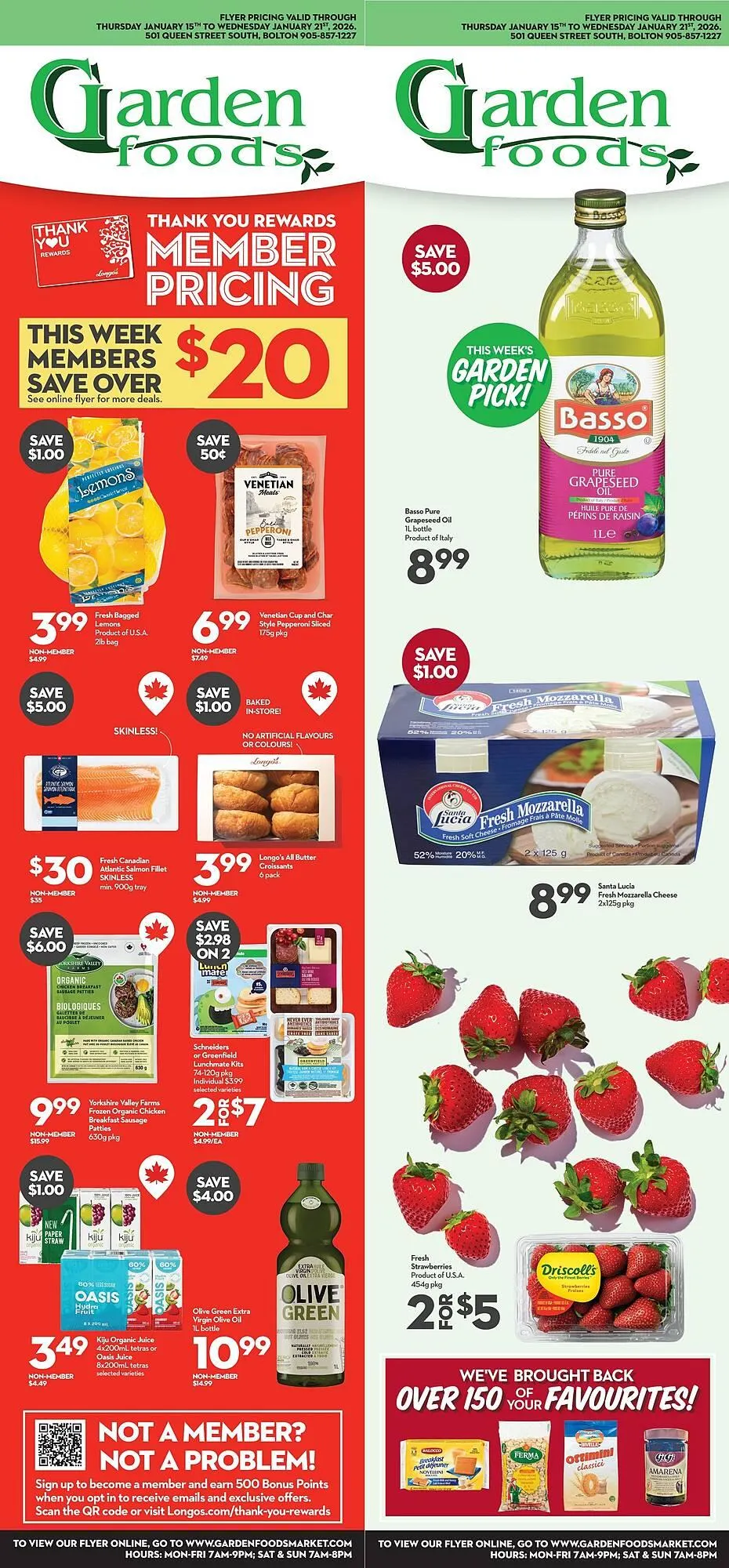 Garden Foods flyer from January 15 to January 21 2026 - flyer page 1