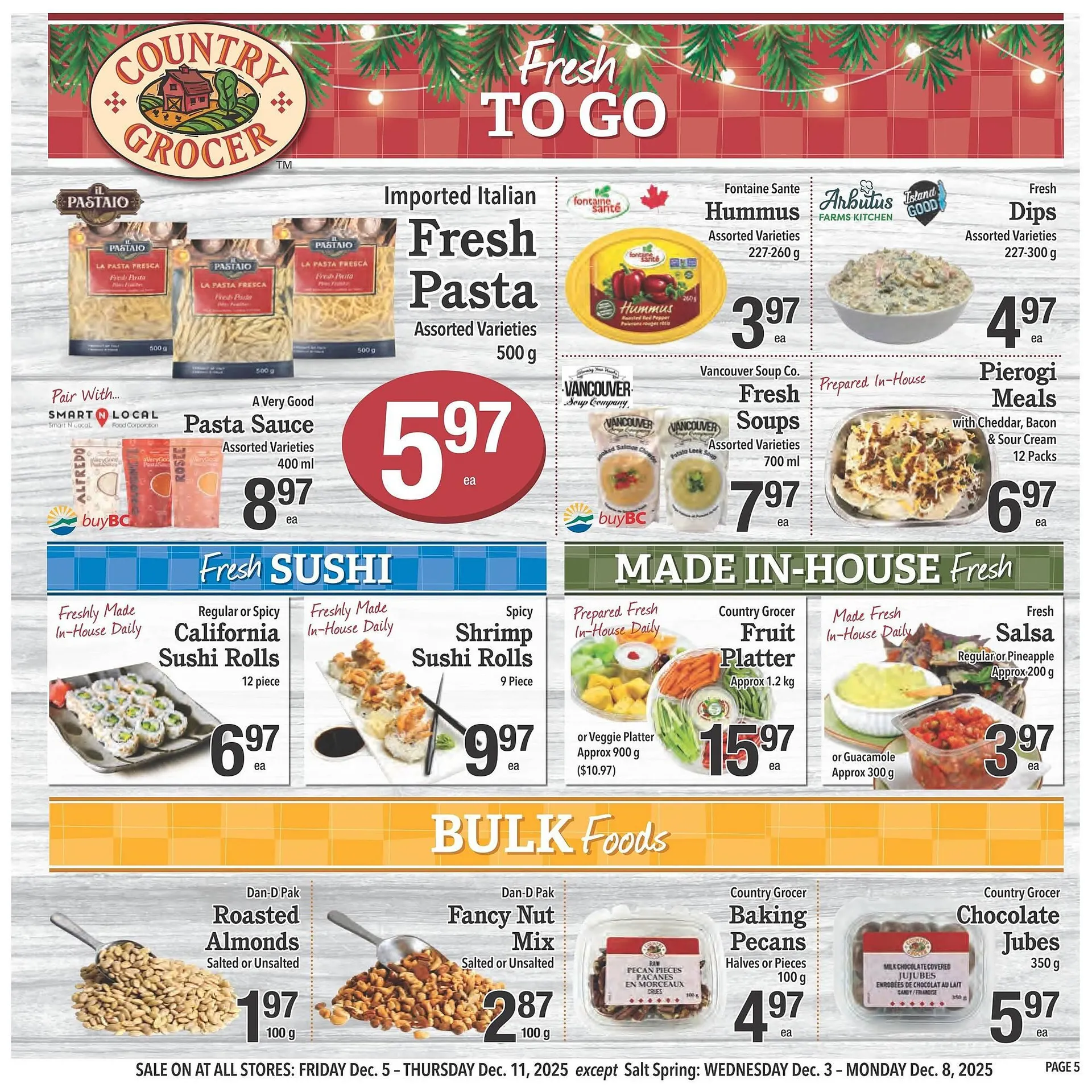 Country Grocer flyer from December 4 to December 10 2025 - flyer page 5