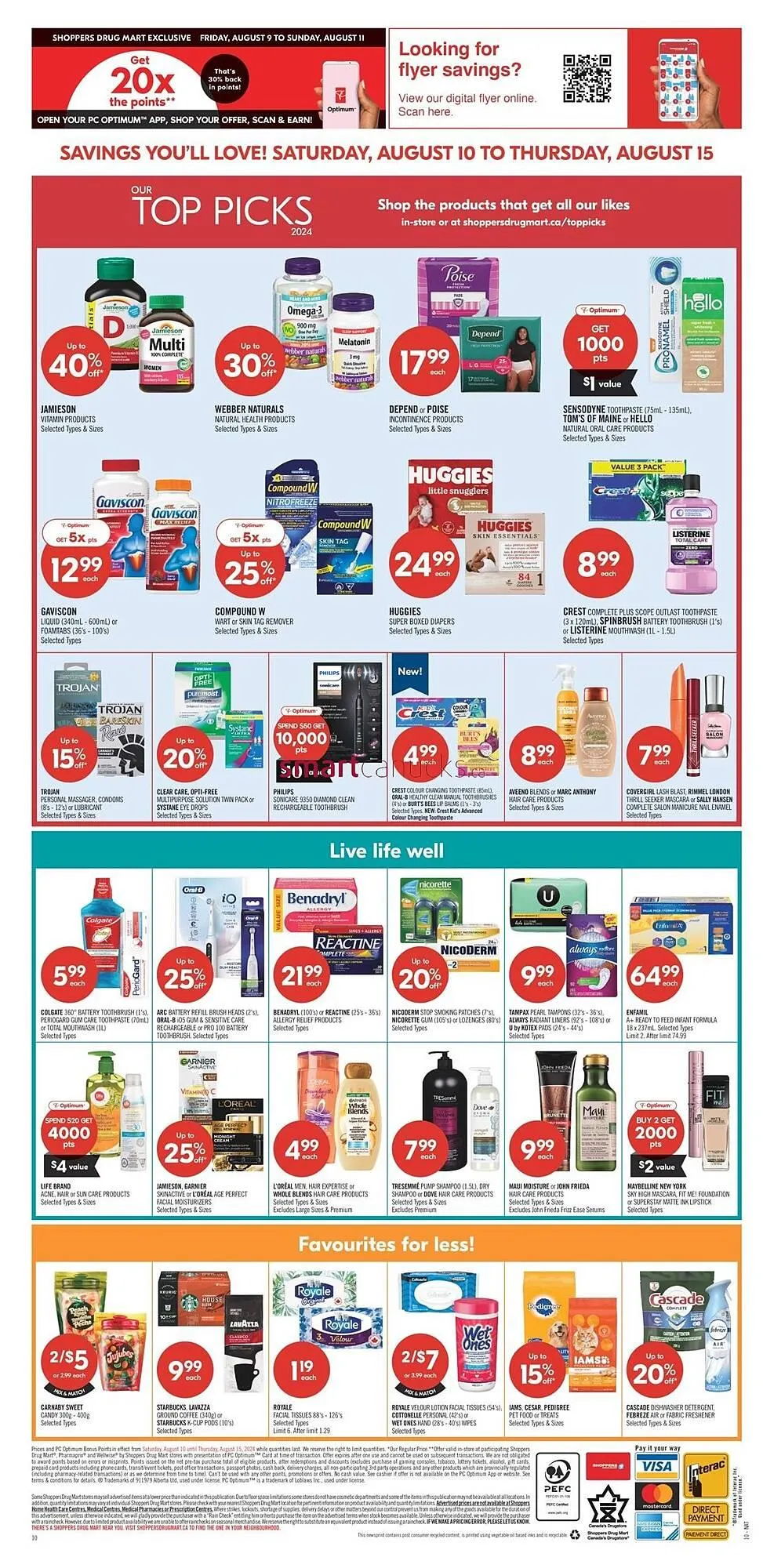 Shoppers Drug Mart flyer from August 8 to August 14 2024 - flyer page 20
