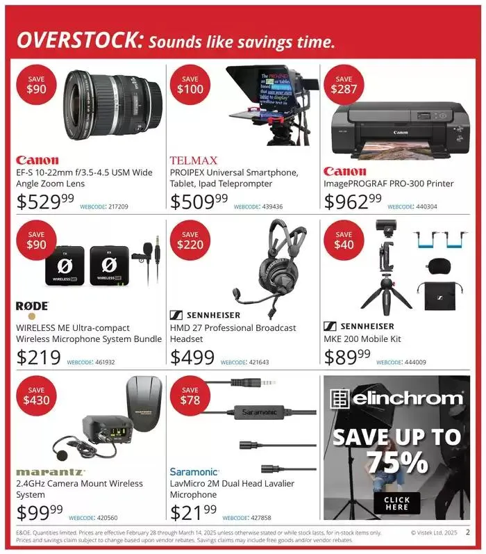 March Clearance from March 5 to March 14 2025 - flyer page 2