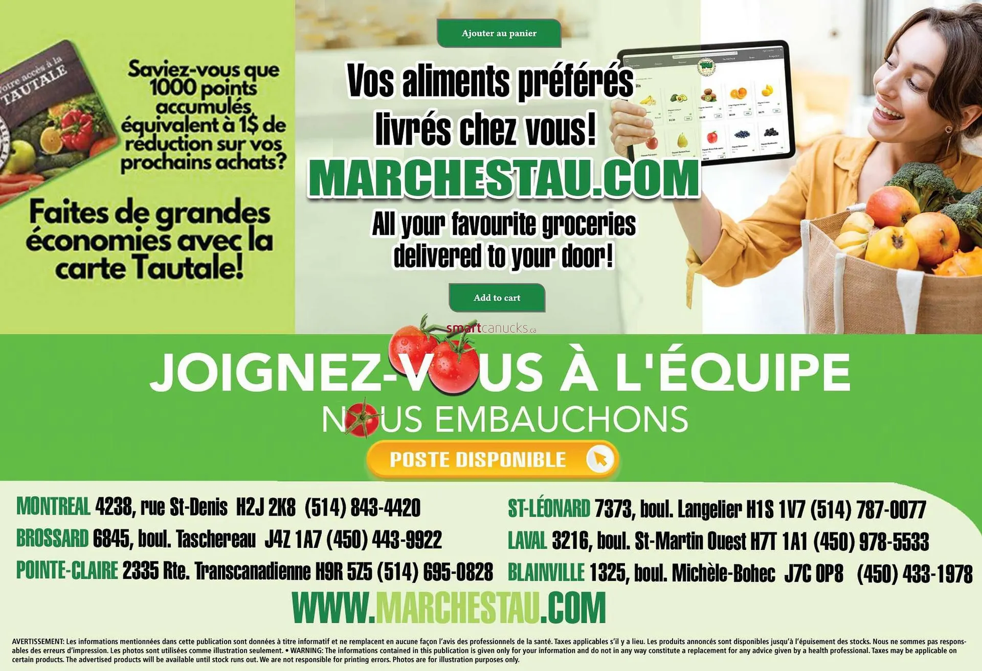 Marches Tau flyer from February 17 to March 30 2025 - flyer page 4