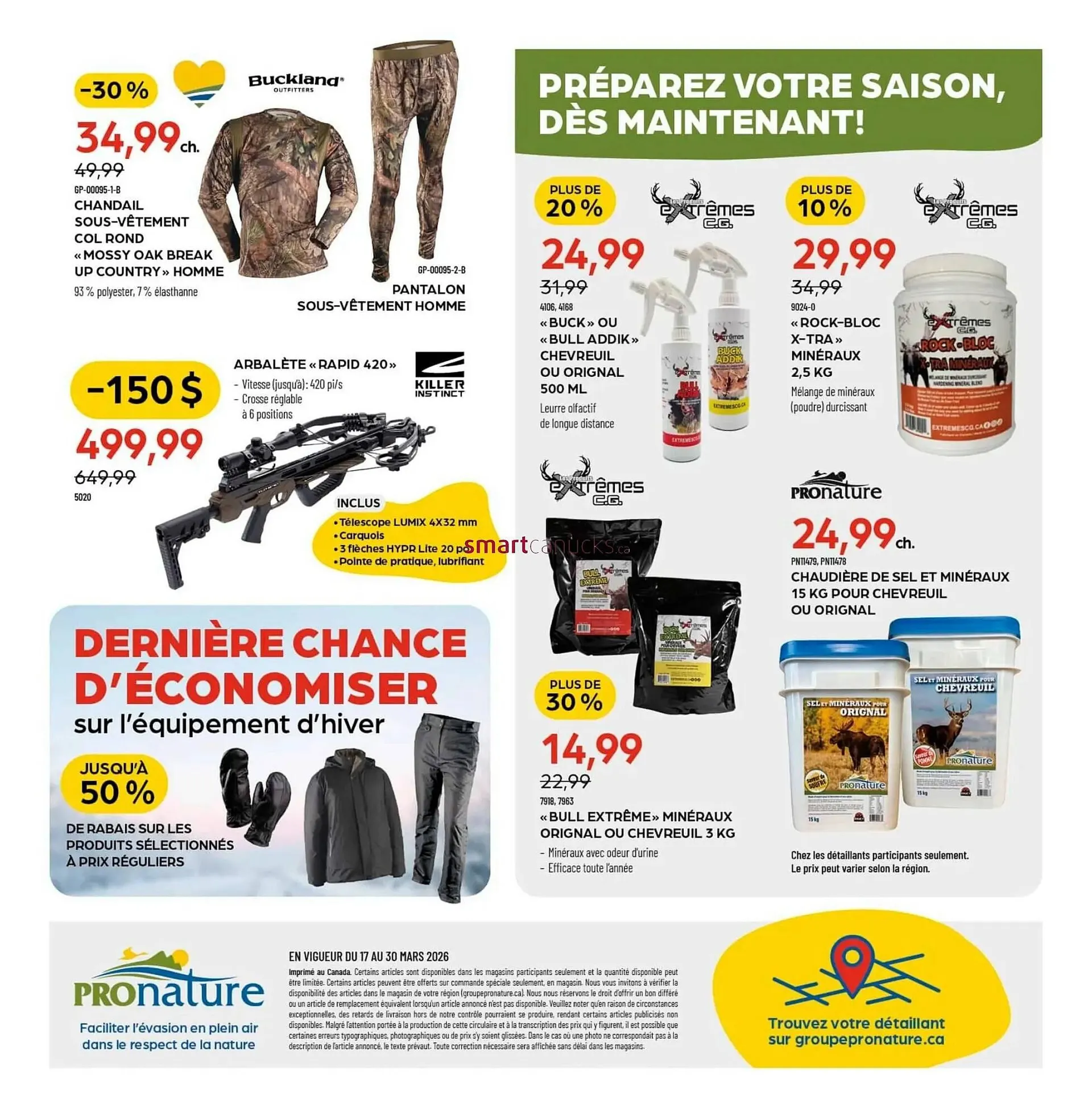 Pronature flyer from March 17 to March 30 2026 - flyer page 8