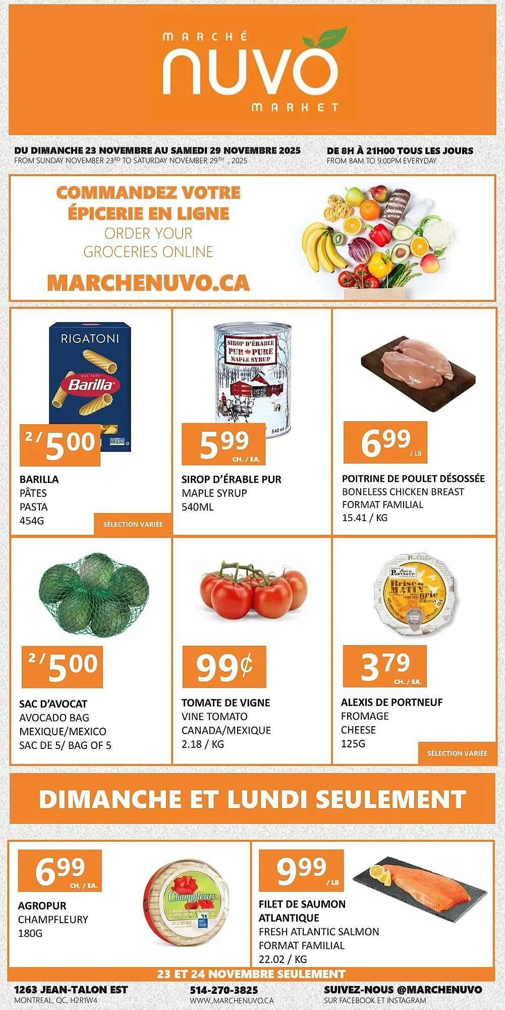 Marche Nuvo flyer from November 21 to November 28 2025 - flyer page 1