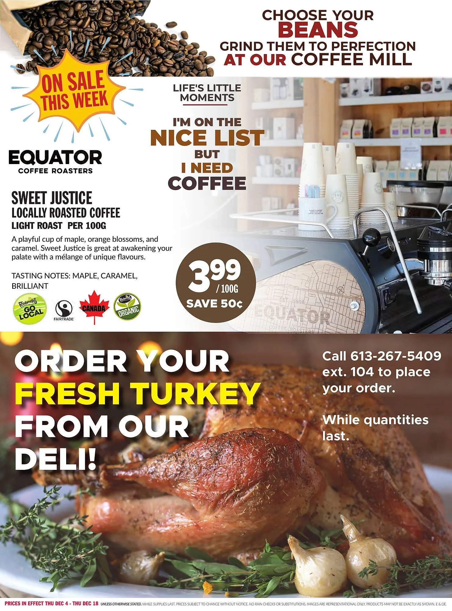 Foodsmiths flyer from December 4 to December 18 2025 - flyer page 9