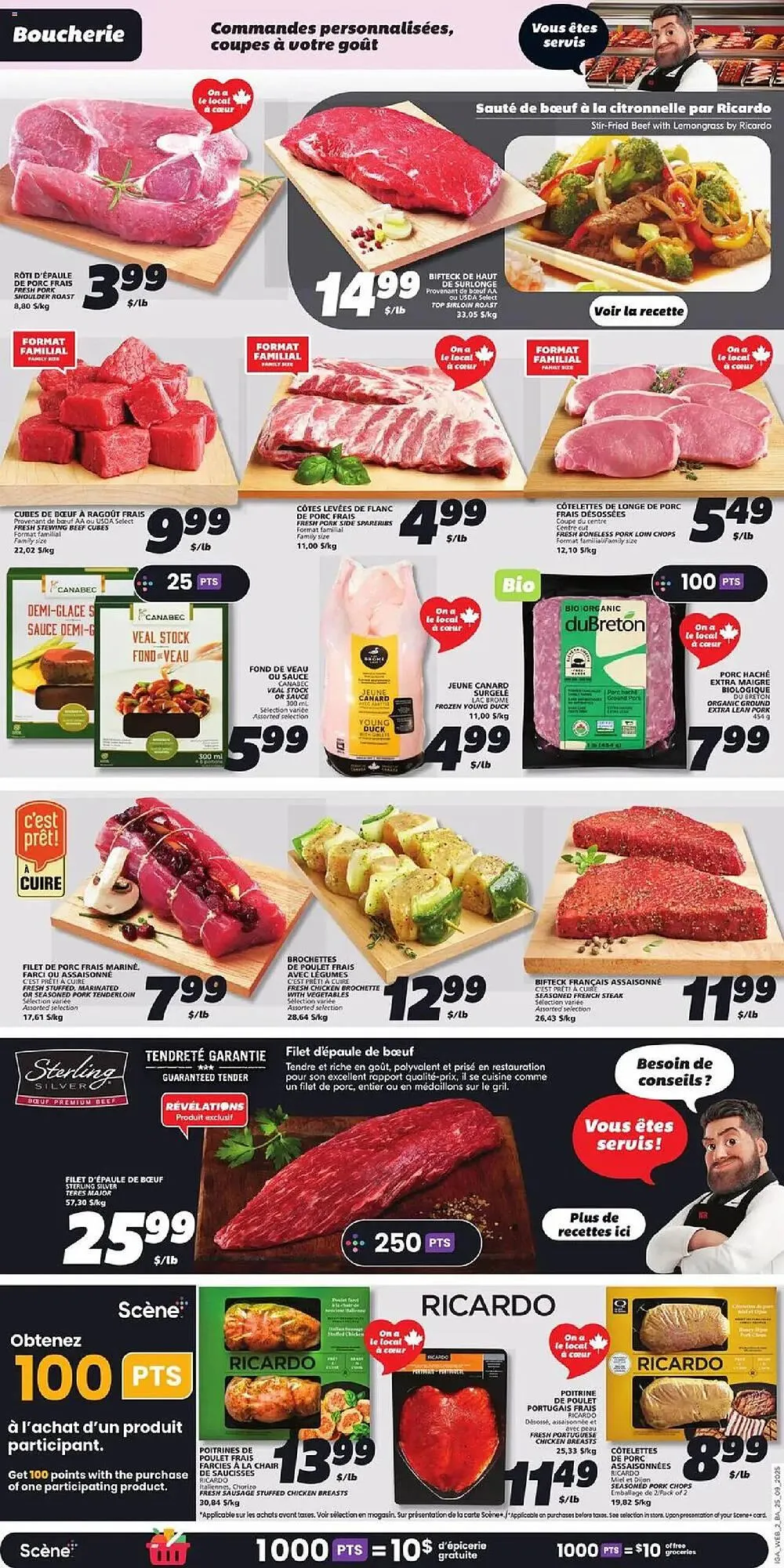 IGA flyer from September 25 to October 1 2025 - flyer page 4