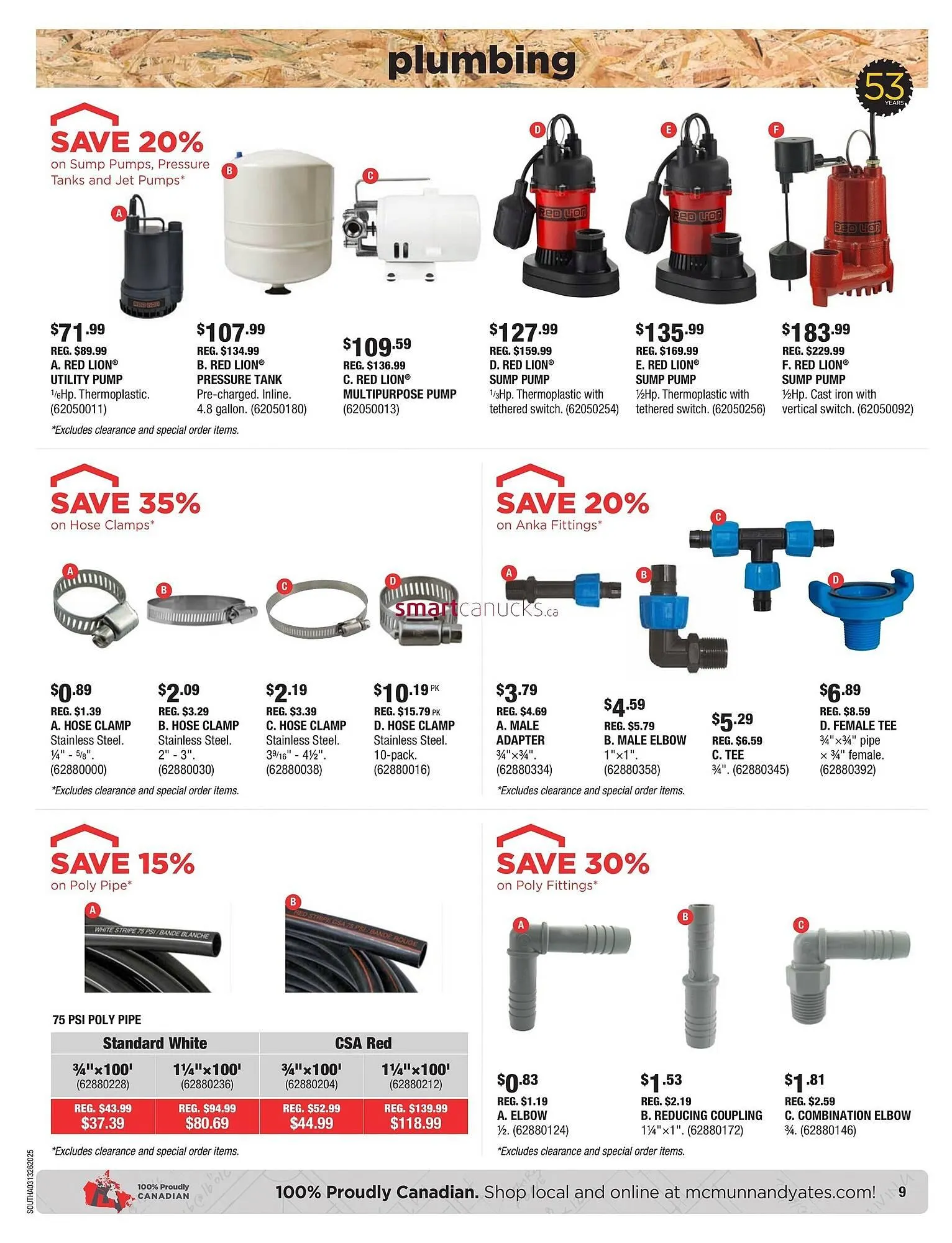 McMunn & Yates Building Supplies flyer from March 14 to March 20 2025 - flyer page 9