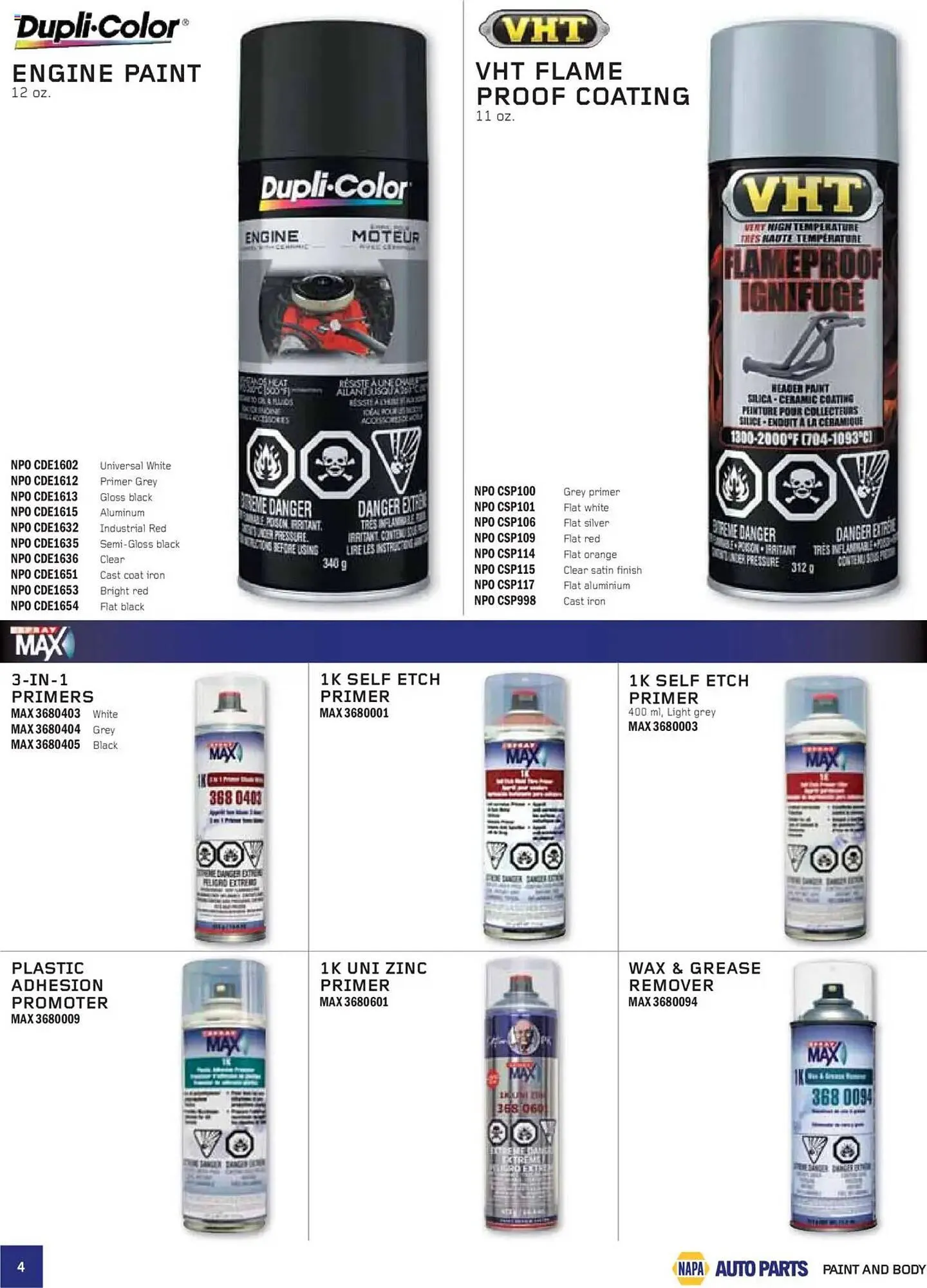 NAPA Auto Parts flyer from July 1 to August 30 2025 - flyer page 4