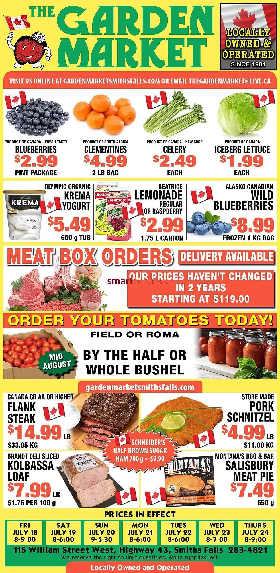 The Garden Market flyer - 1