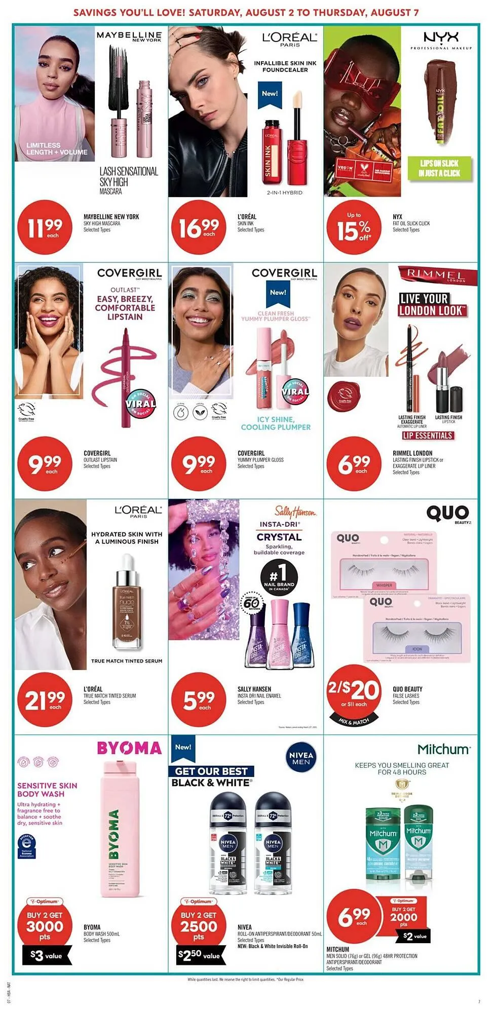 Shoppers Drug Mart flyer from July 31 to August 14 2025 - flyer page 13