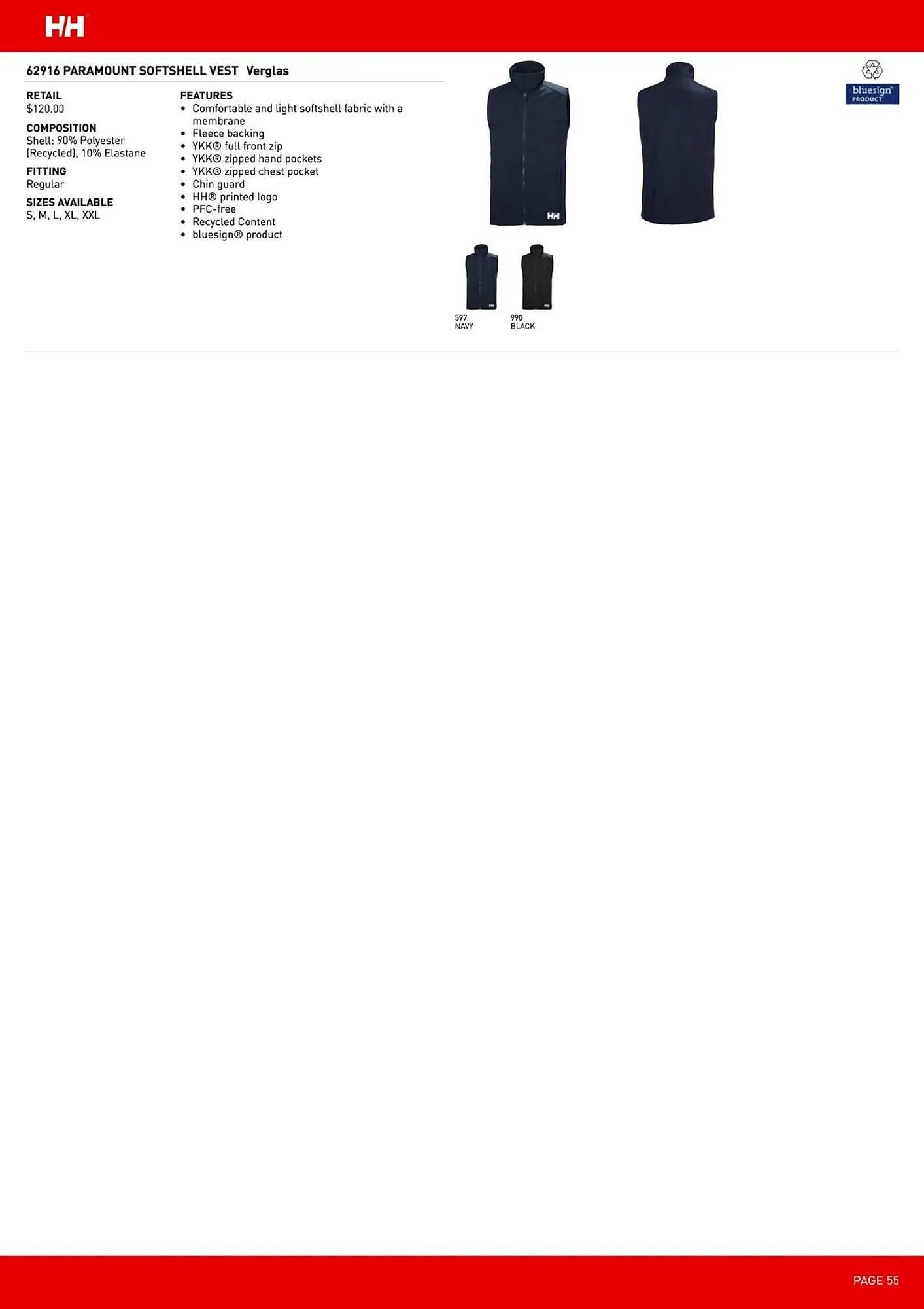 Helly Hansen flyer from September 11 to February 28 2026 - flyer page 55