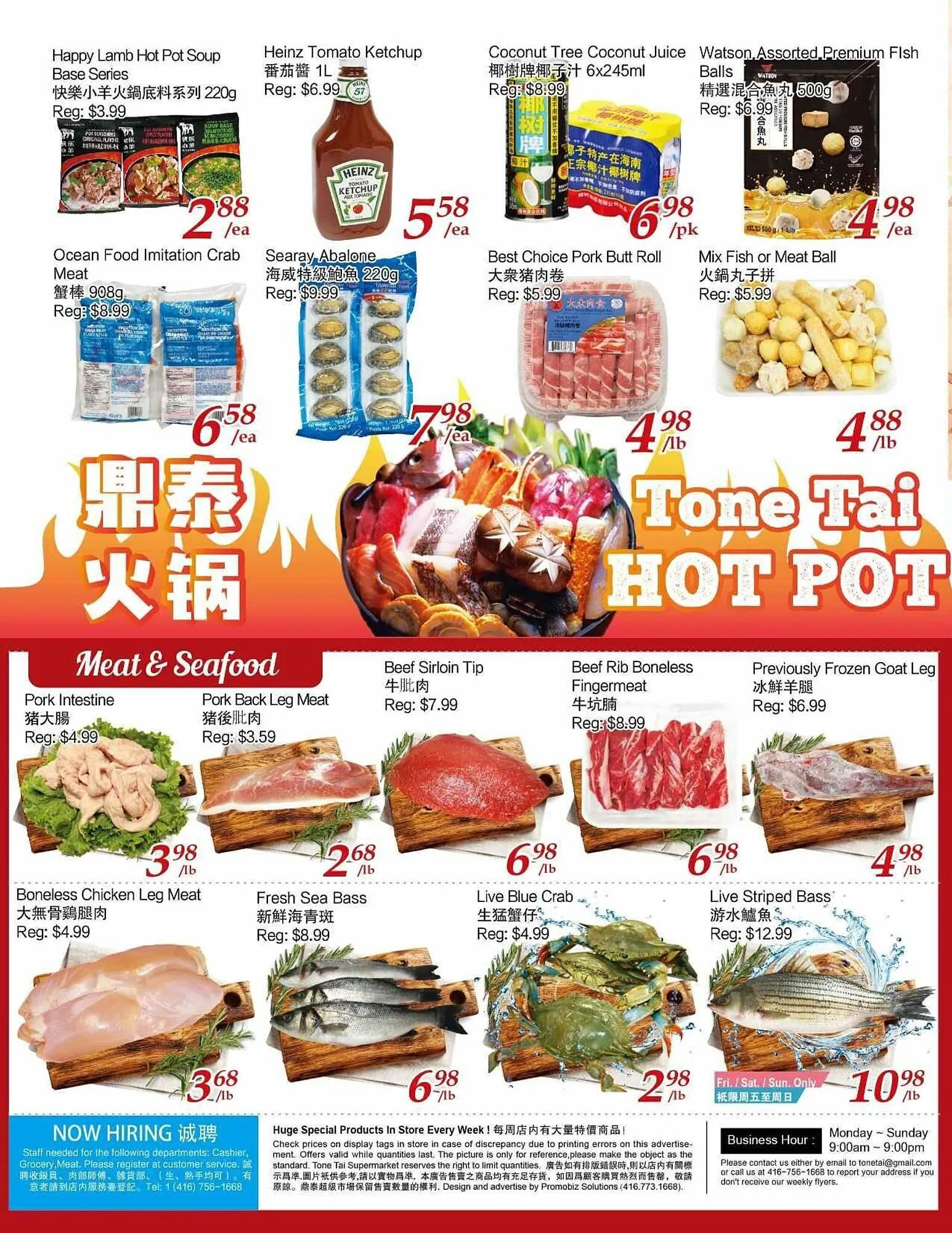 Tone Tai Supermarket flyer from October 18 to October 25 2024 - flyer page 2