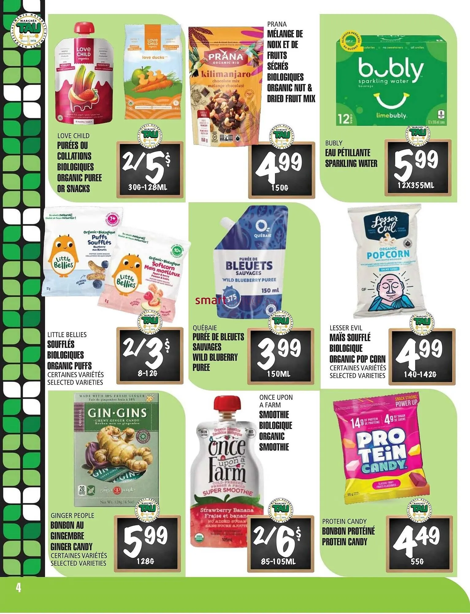 Marches Tau flyer from September 30 to October 13 2024 - flyer page 4