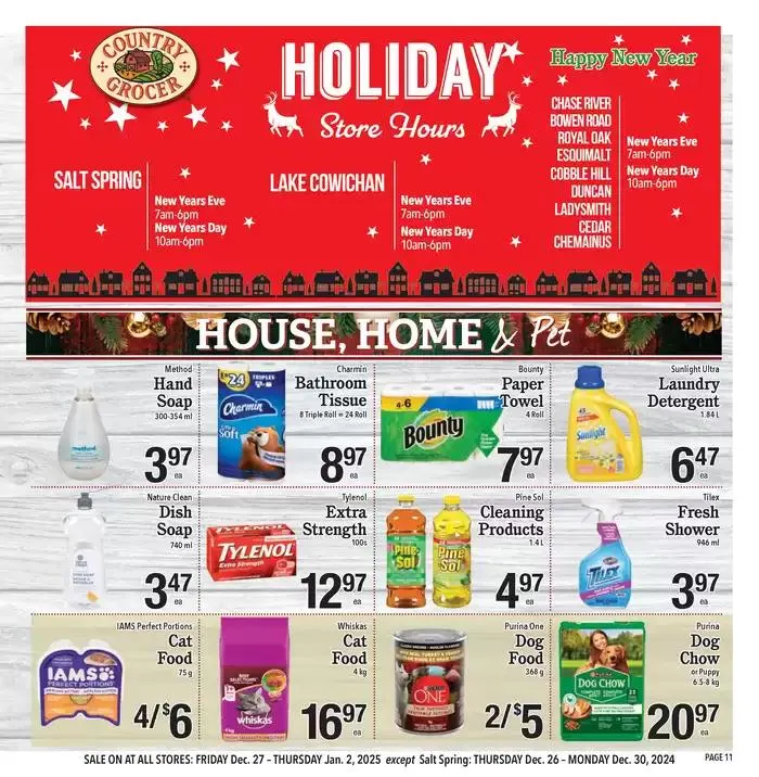 Great offer for all customers from December 26 to January 9 2025 - flyer page 11