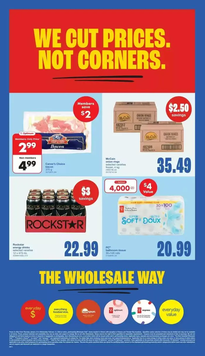 Exclusive deals and bargains from January 23 to February 12 2025 - flyer page 3