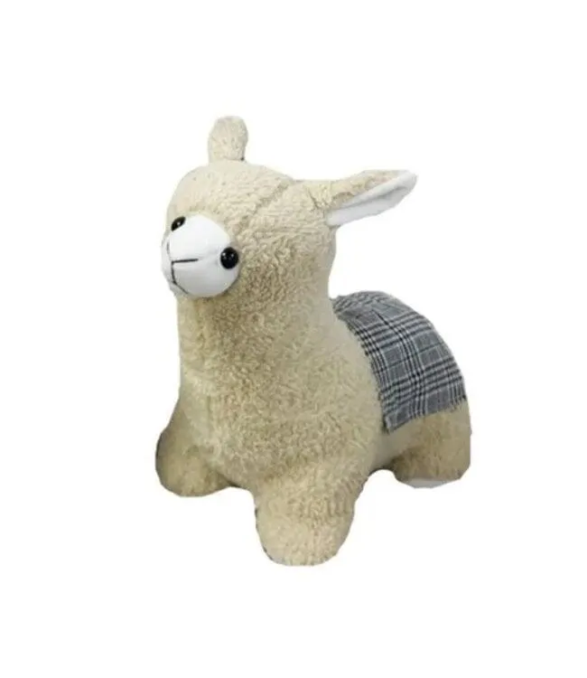 LAUREN TAYLOR ANIMAL SHAPED DOOR STOPPER LLAMA 10"