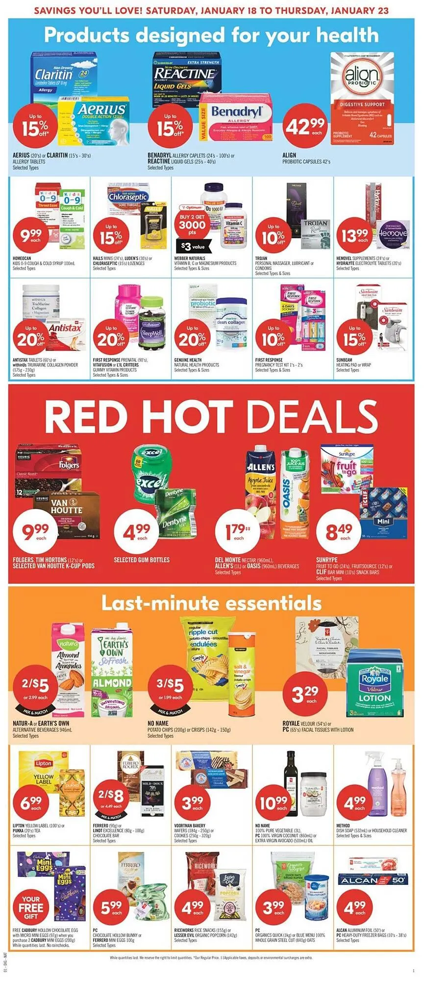 Shoppers Drug Mart flyer from January 16 to January 30 2025 - flyer page 16