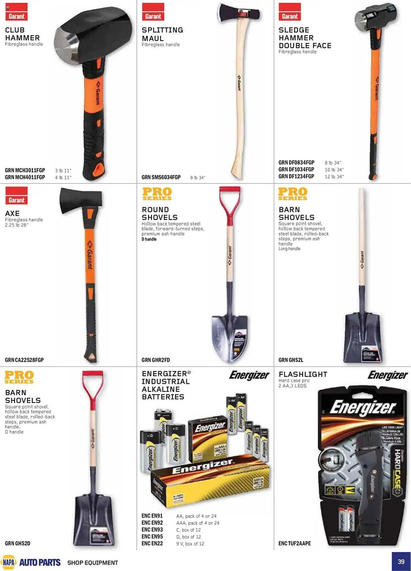 NAPA Auto Parts flyer from July 1 to August 30 2025 - flyer page 39