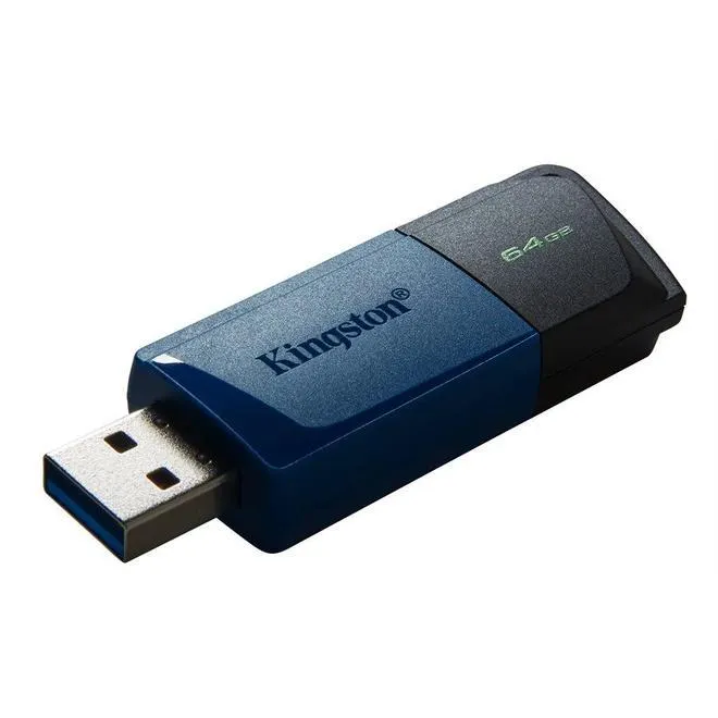 Kingston 64GB USB 3.2 Gen 1 DataTraveler Exodia M (BLACK + BLUE)