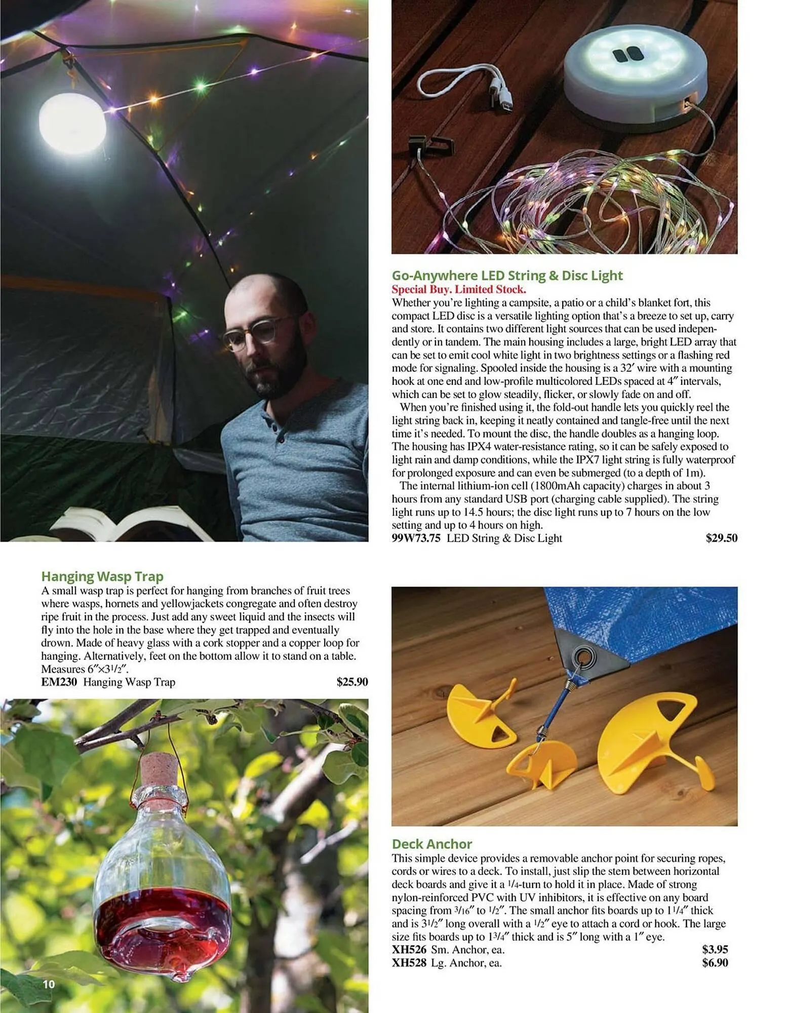 Lee Valley Tools flyer from July 8 to August 31 2025 - flyer page 10