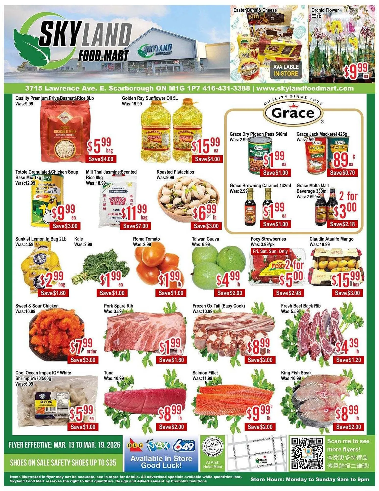 Skyland Foodmart flyer - 1