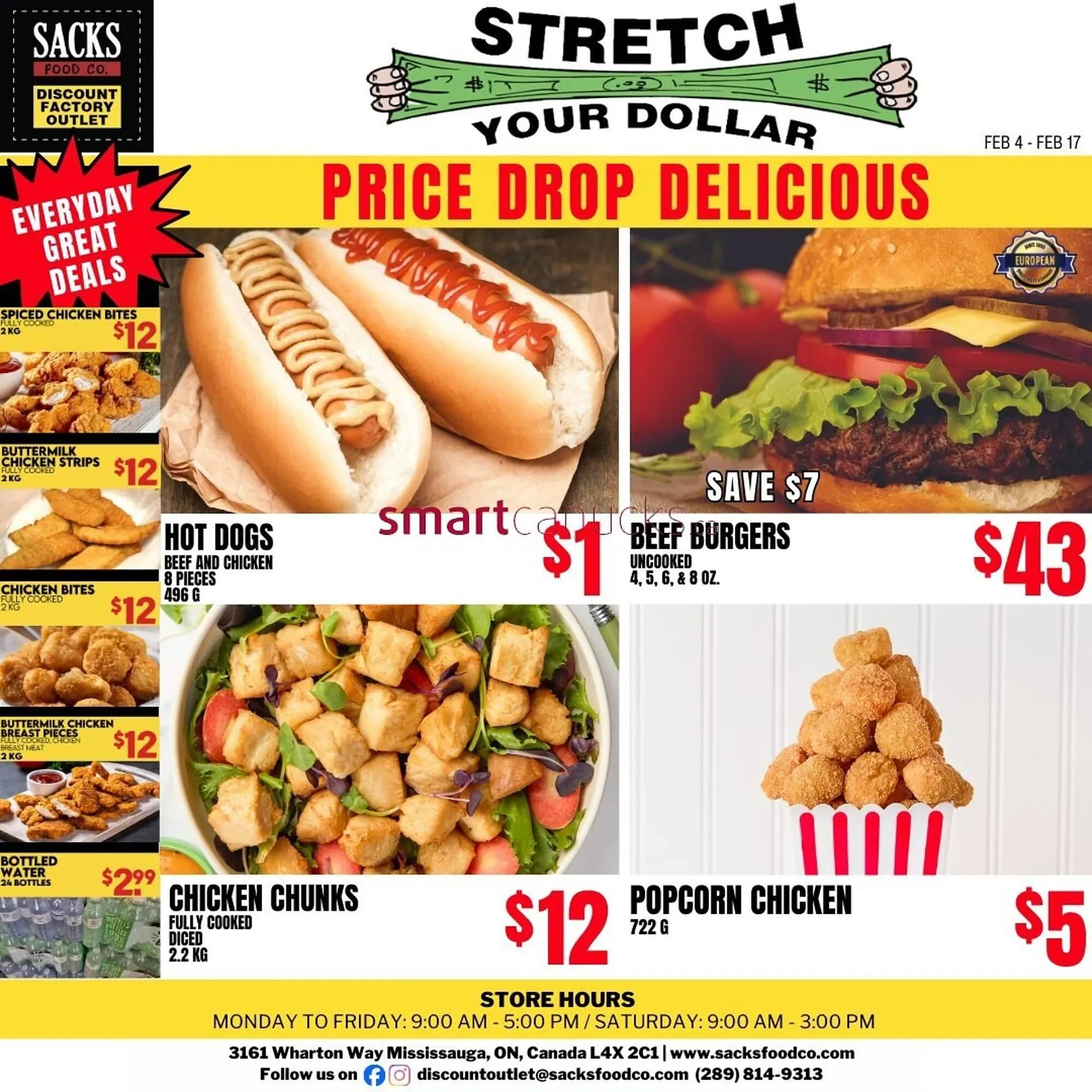 Sacks Food Co. flyer from February 4 to February 17 2026 - flyer page 1