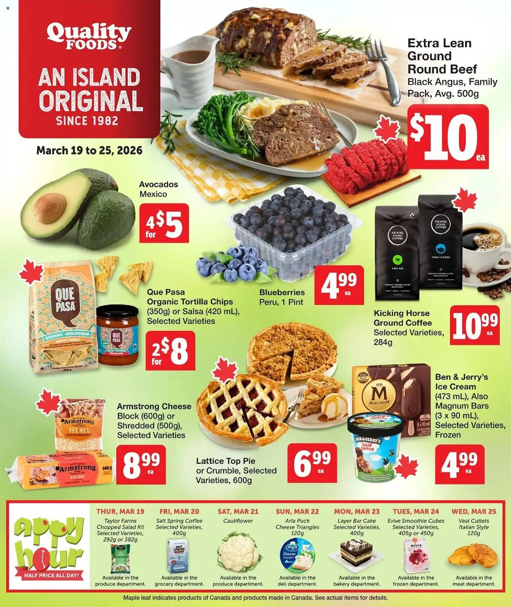 Quality Foods flyer from March 19 to March 25 2026 - flyer page 1