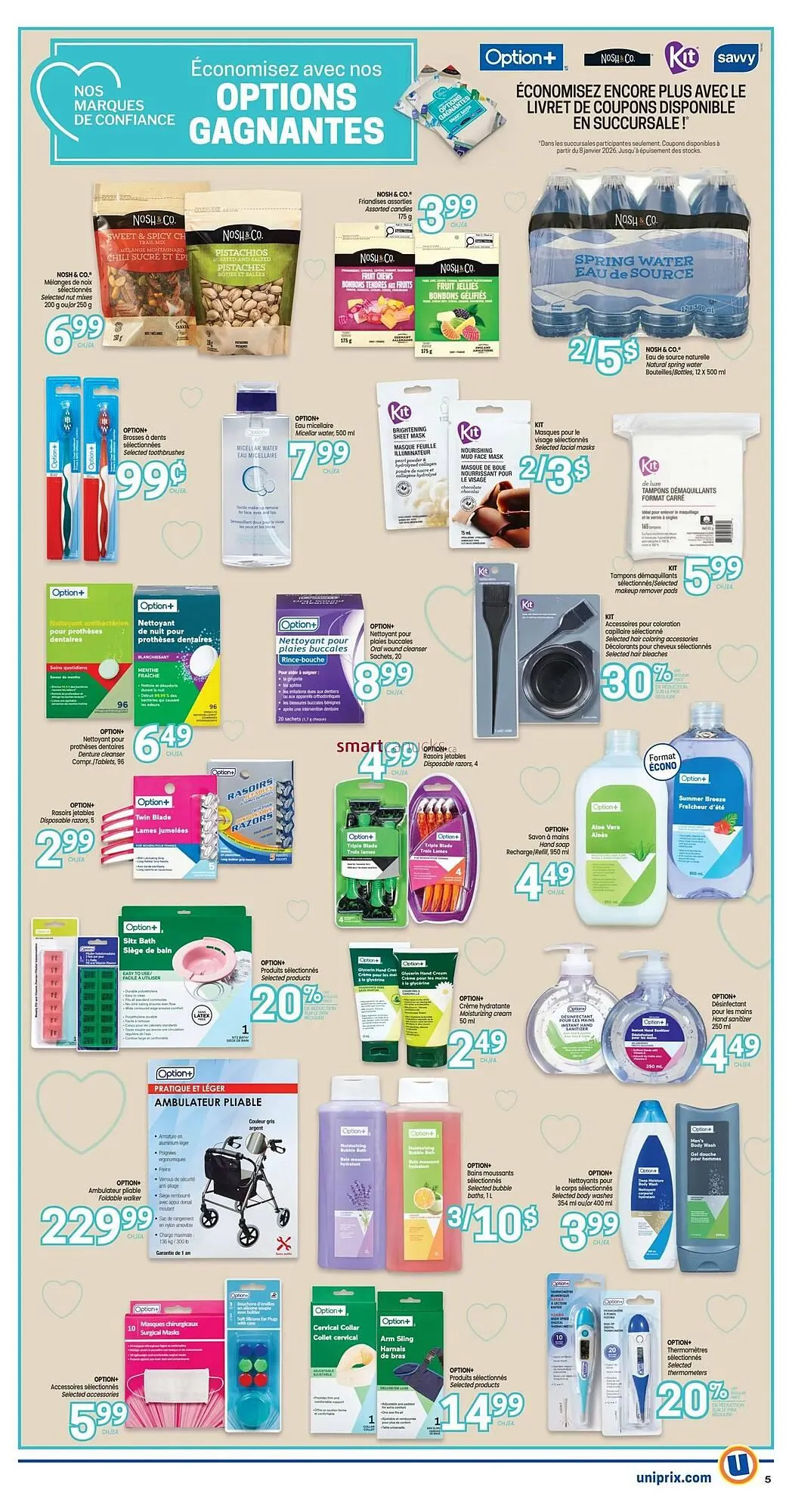 Uniprix flyer from January 15 to January 21 2026 - flyer page 6