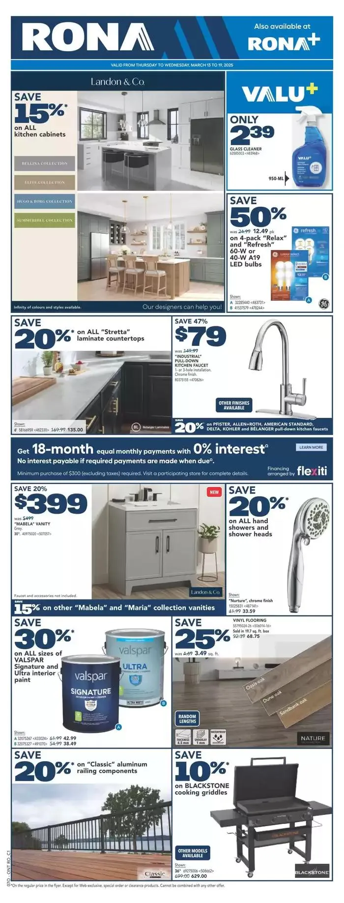 Exclusive deals and bargains from March 13 to March 19 2025 - flyer page 1