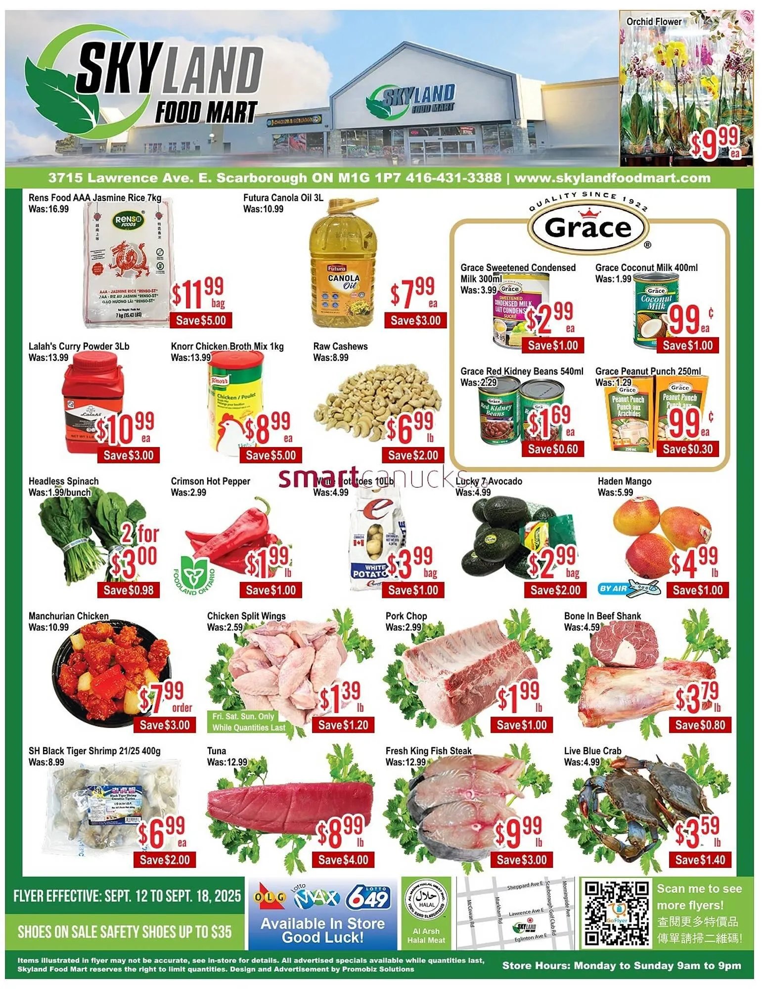 Skyland Foodmart flyer from September 11 to September 17 2025 - flyer page 1