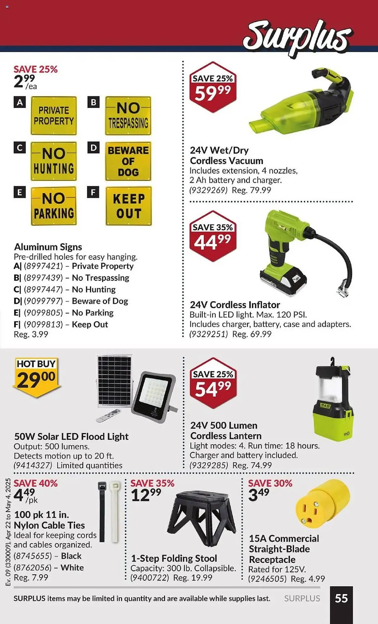 Princess Auto flyer from April 22 to May 4 2025 - flyer page 60