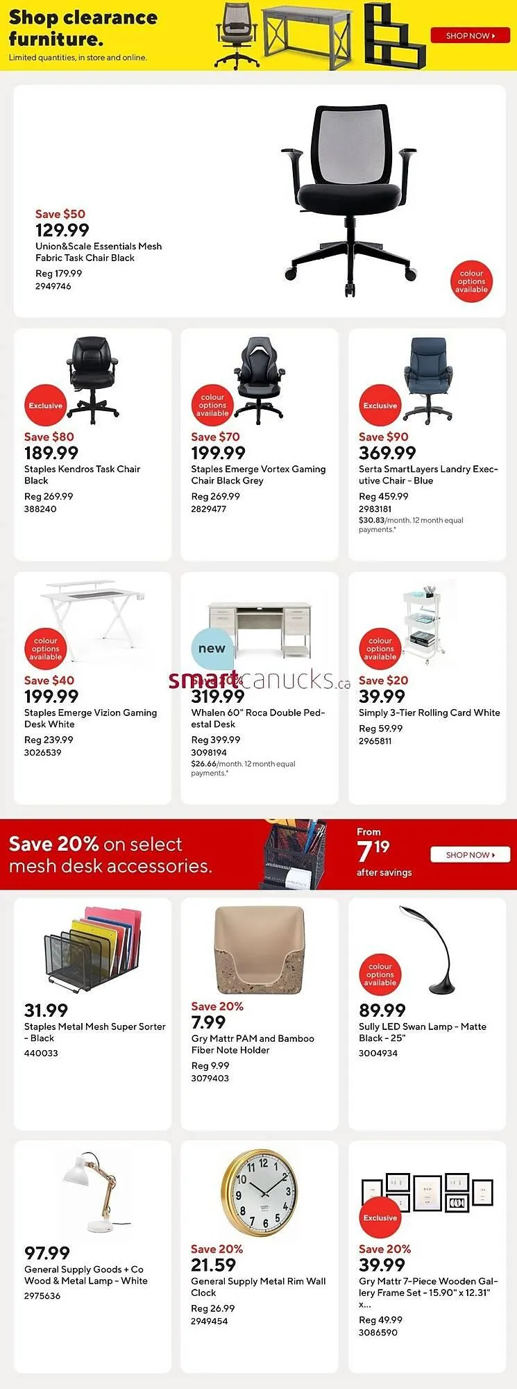 Staples flyer from March 21 to April 24 2025 - flyer page 15