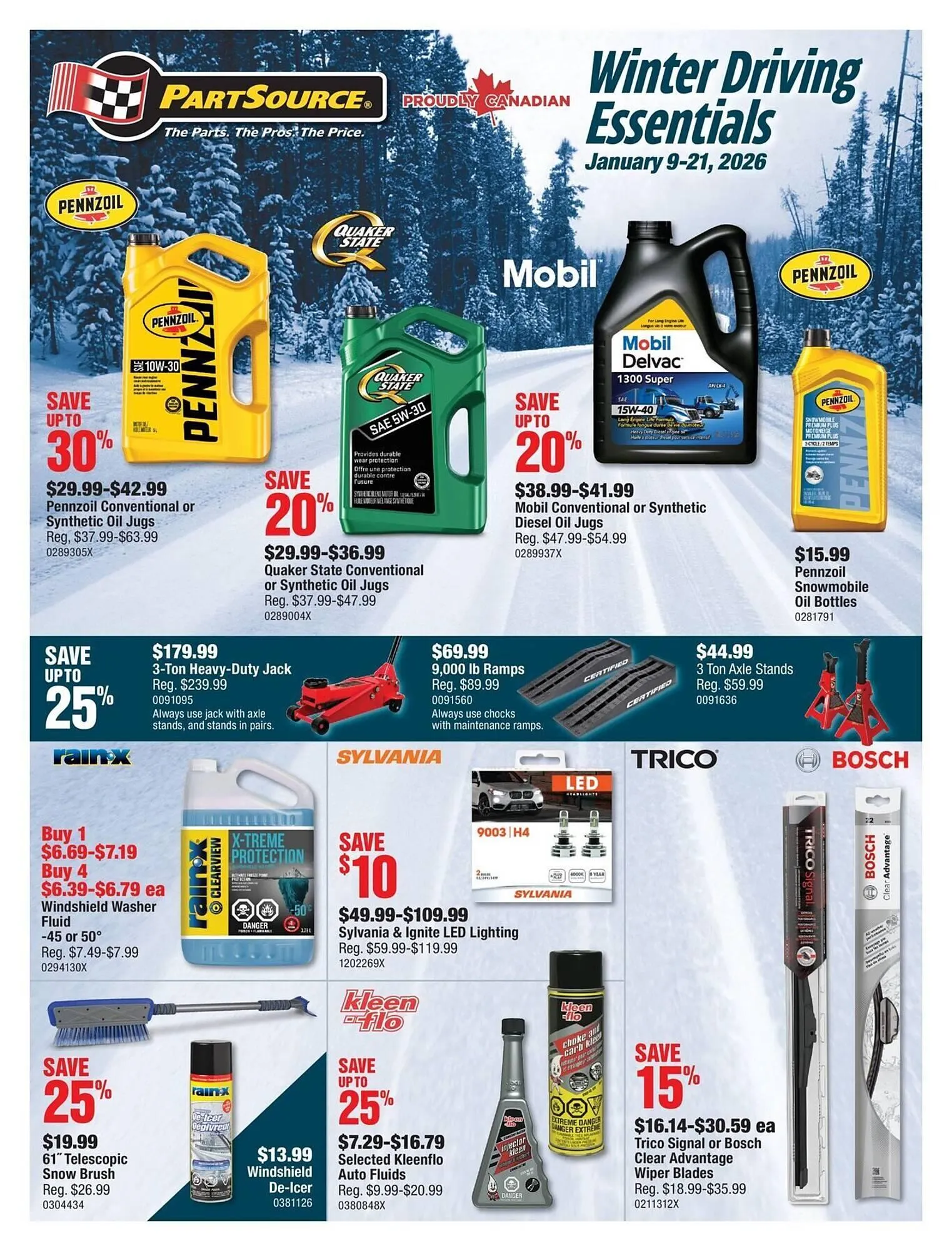 PartSource flyer from January 8 to January 15 2026 - flyer page 1