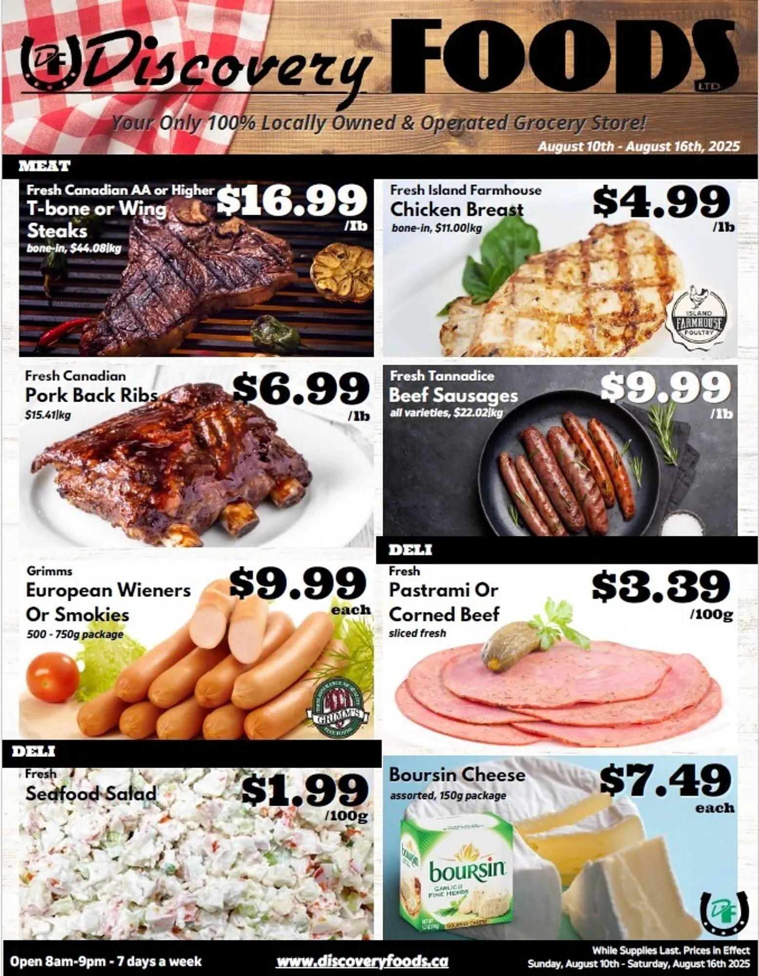 Discovery Foods flyer from August 10 to August 16 2025 - flyer page 1