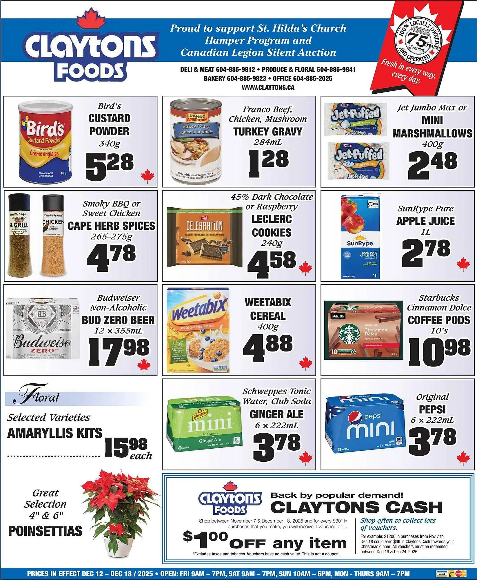 Claytons Heritage Market flyer from December 12 to December 18 2025 - flyer page 4