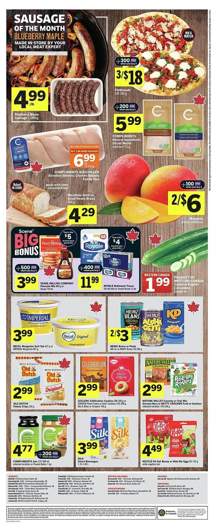 IGA flyer from April 3 to April 17 2025 - flyer page 2