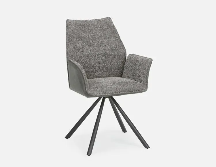BYRON swivel dining armchair