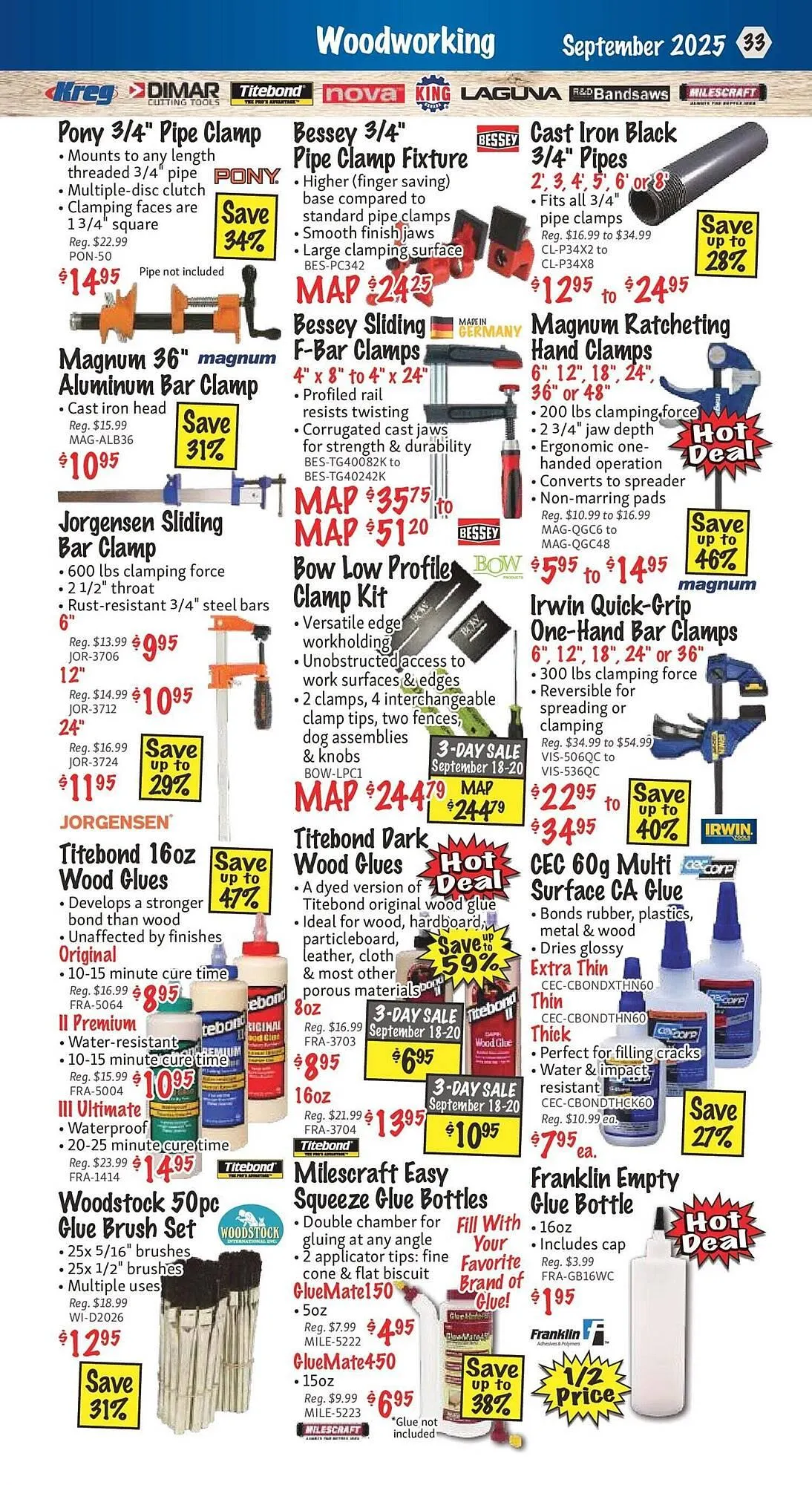 KMS Tools flyer from September 1 to September 15 2025 - flyer page 33