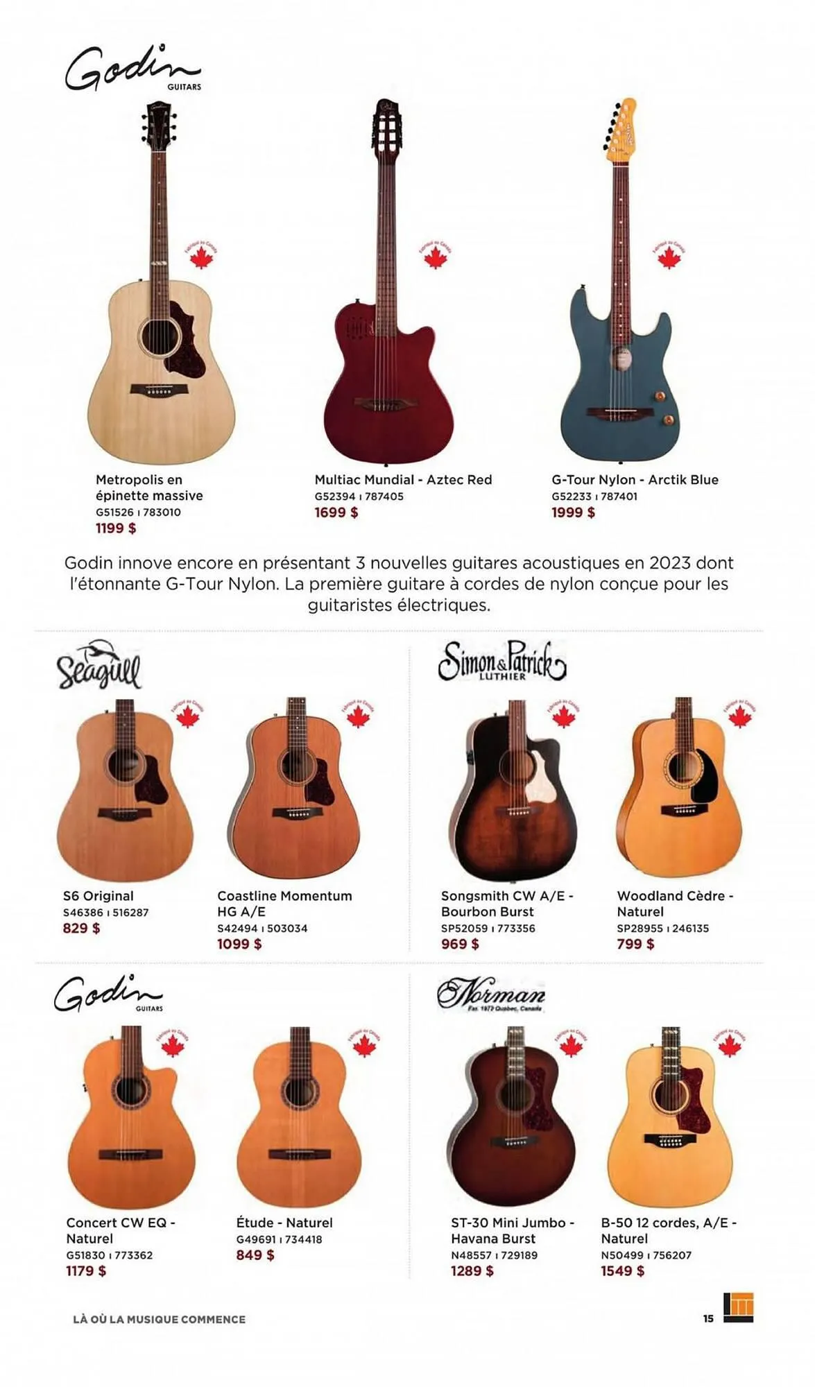 Long & McQuade flyer from November 3 to July 1 2024 - flyer page 15