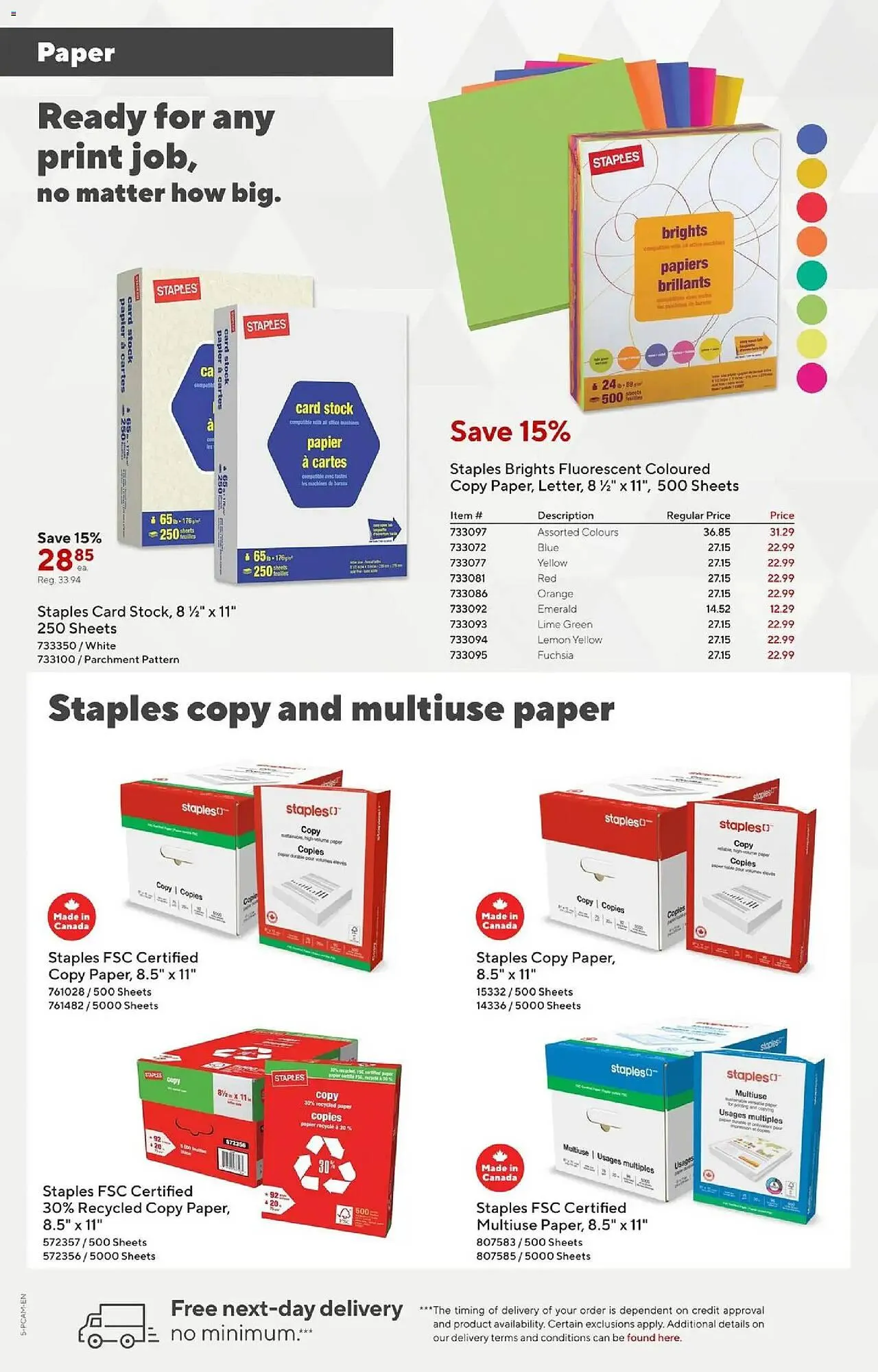 Staples flyer from January 2 to January 16 2026 - flyer page 5