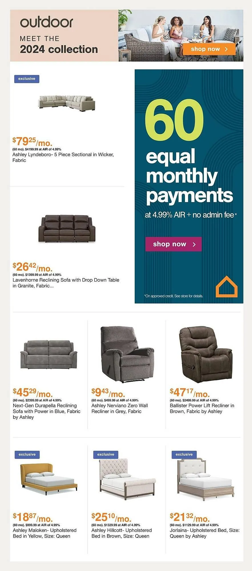 Ashley Furniture flyer from April 18 to April 24 2024 - flyer page 2